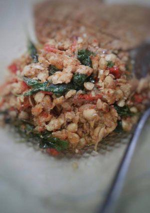Foto resep Tempe penyet sambal kemangi