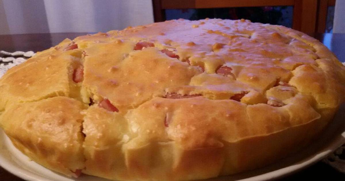 Ricetta Torta morbida al formaggio e mortadella di Agnese Cookpad