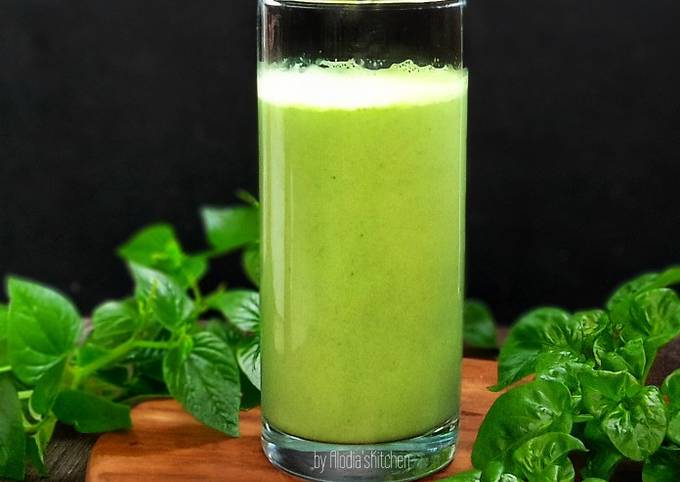 ☘️ Green Juice (Bayam Brazil, Sirih Bumi, Yogurt) ☘️