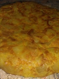 Una foto de Tortilla de patatas con queso de Cabrales