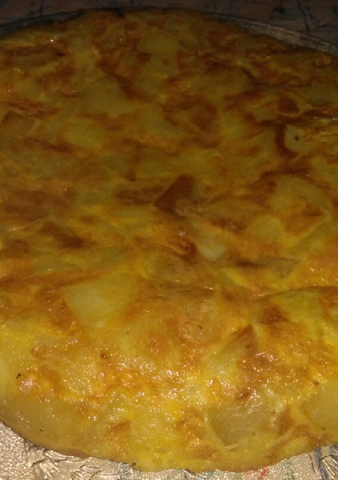 Una foto de Tortilla de patatas con queso de Cabrales