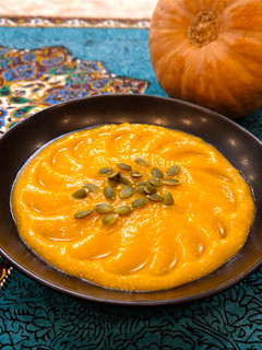 عکسی از دستور پوره کدو حلوایی 🎃 (به روش خشک)
