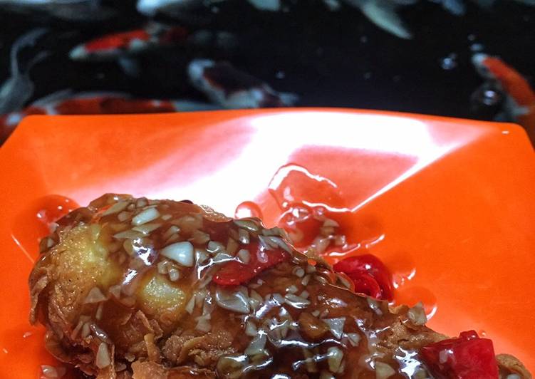 Bagaimana meracik Ayam Crispy Saus Tiram yang simpel