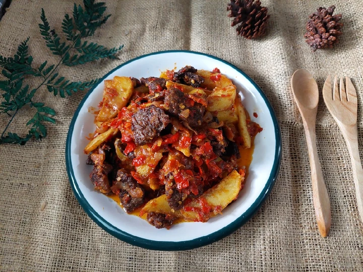 Cara Gampang Membikin Resep Dendeng Balado Khas Padang yang  Bikin Ketagihan Anti Ribet, Bisa Manjain Lidah