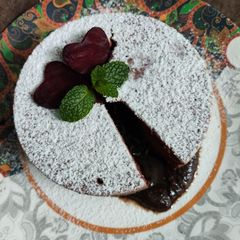 A picture of Valentine's Day Special Lava Cake.