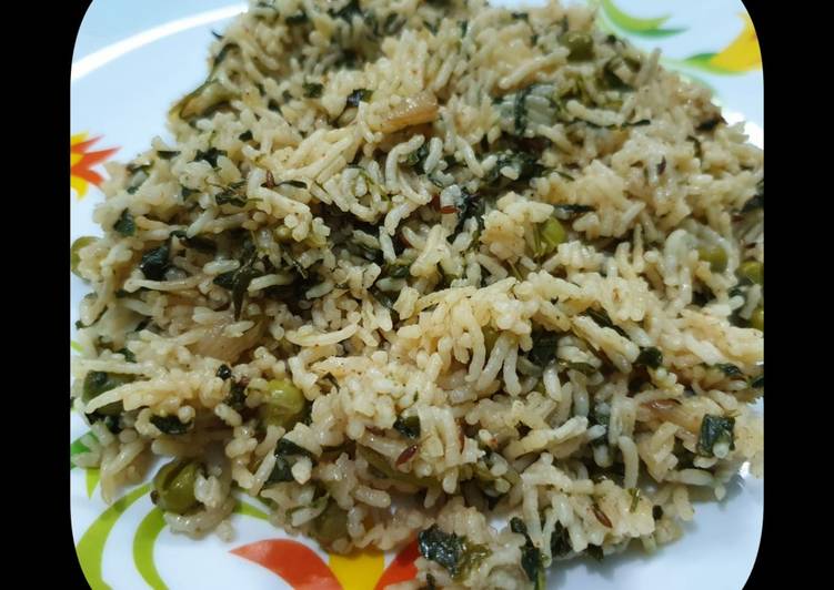 Steps to Prepare Any-night-of-the-week Methi Matar Pulao