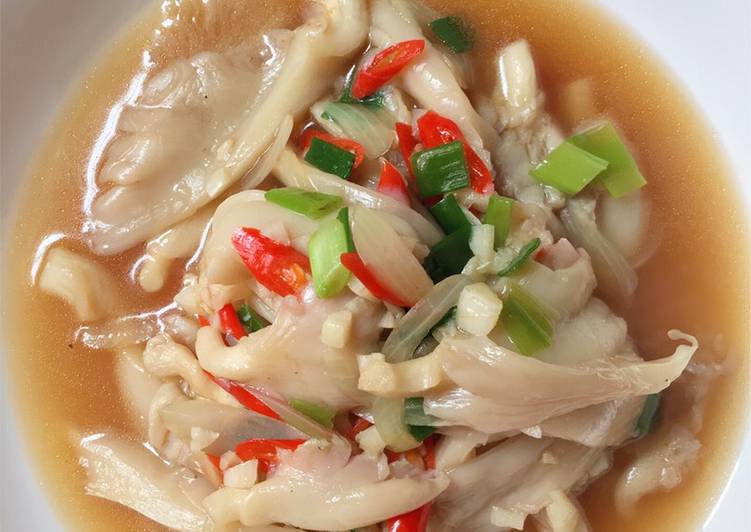 Resep Jamur tiram tumis bawang putih yang Bikin Ngiler