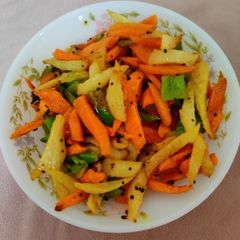 A picture of Carrot raddish sambharo.