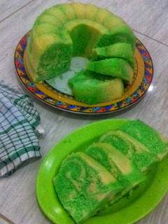 Foto resep Bolu kukus pandan