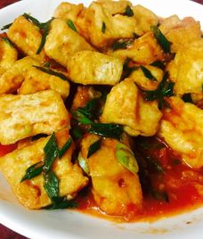 đậu hũ sốt cà chua