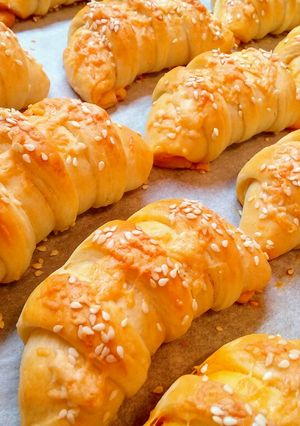 Töltött kifli recept fotója
