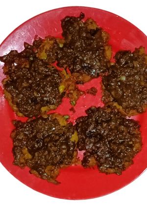 Foto resep Bakwan Tahu Saos Kacang