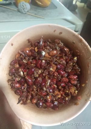 Foto resep Sambel Teri Kacang #berburucelemekemas #resolusi2019