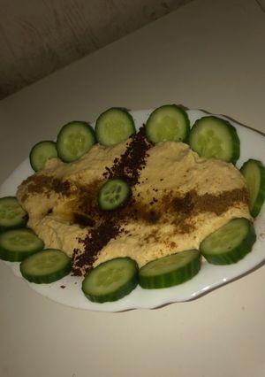 صورة لوصفة حمص بطحينة