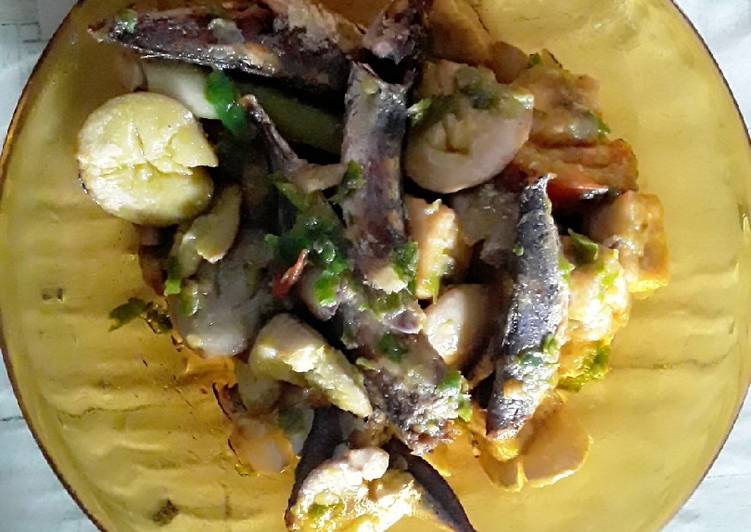 Ikan Asin Sambal Ijo