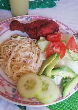 Una foto de Pollo frito