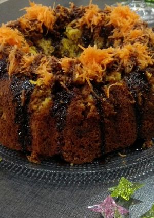 عکسی از دستور کیک هویج و گردو