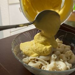 A picture of Nutty Rooty Macaroni- low histamine, gluten free, dairy-free, corn free.
