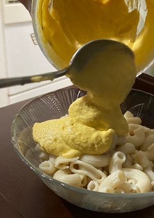 A picture of Nutty Rooty Macaroni- low histamine, gluten free, dairy-free, corn free.