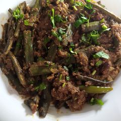 A picture of American Okra Masala.