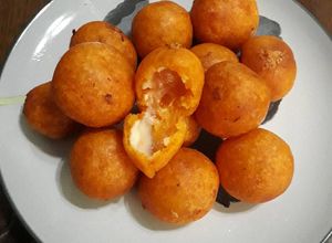Foto resep Bola Bola Ubi Kopong Isi Keju