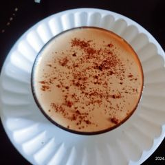 A picture of Tasty yummy unique delicious bliss /cappuccino cold coffee.