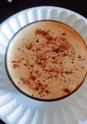 A picture of Tasty yummy unique delicious bliss /cappuccino cold coffee.
