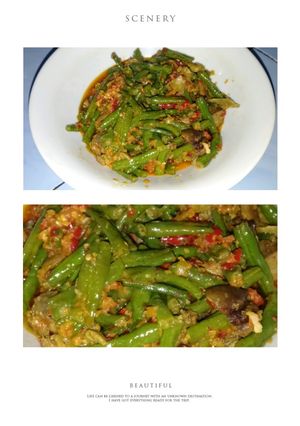 Foto resep Sambal Ati Kacang Panjang