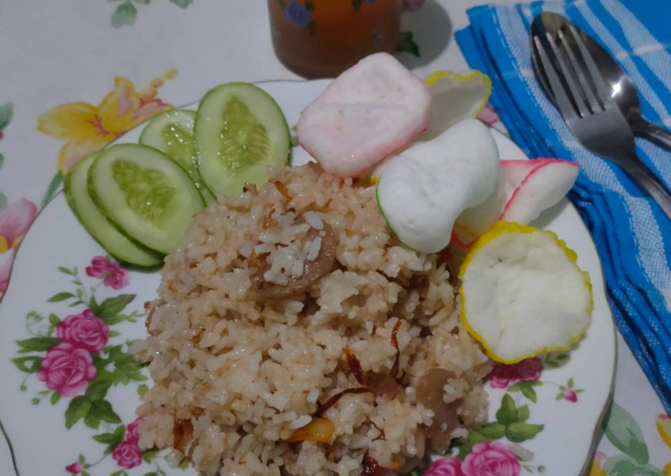 Nasi goreng putih
