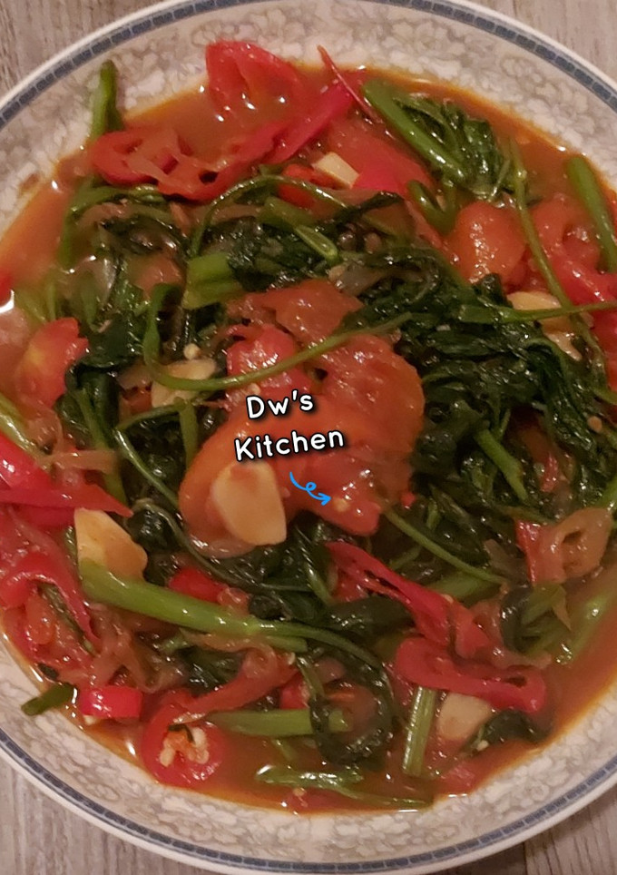 Foto resep Cah Kangkung Terasi Bumbu Iris