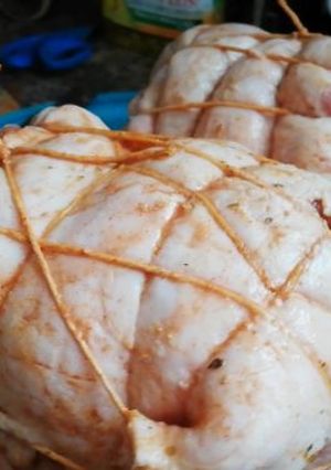 Una foto de Arrollado huaso picante en pork shoulder