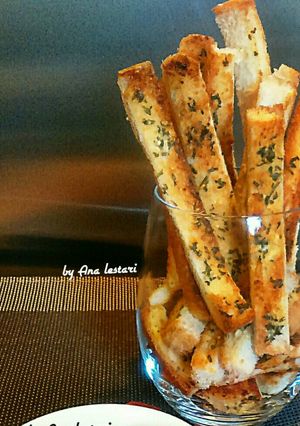 Foto resep Garlic Bread Homemade / Roti Bawang