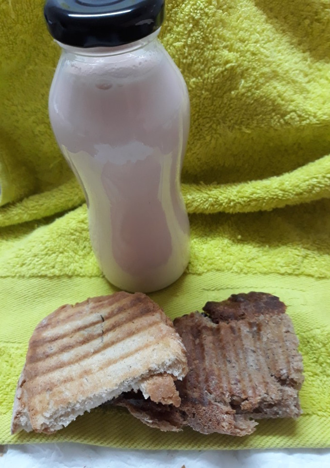 Una foto de Mini bocatas de pan casero con chocolate