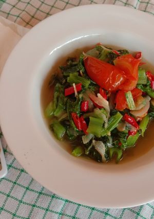 Foto resep Tumis sawi pahit sederhana