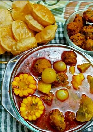 A picture of Muthiya nu shaak (sabji).