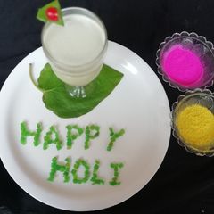 A picture of Coconut paan thandai.