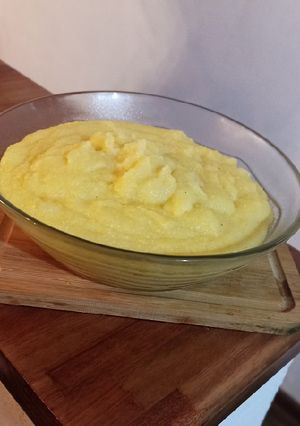 Una foto de Polenta cremosa