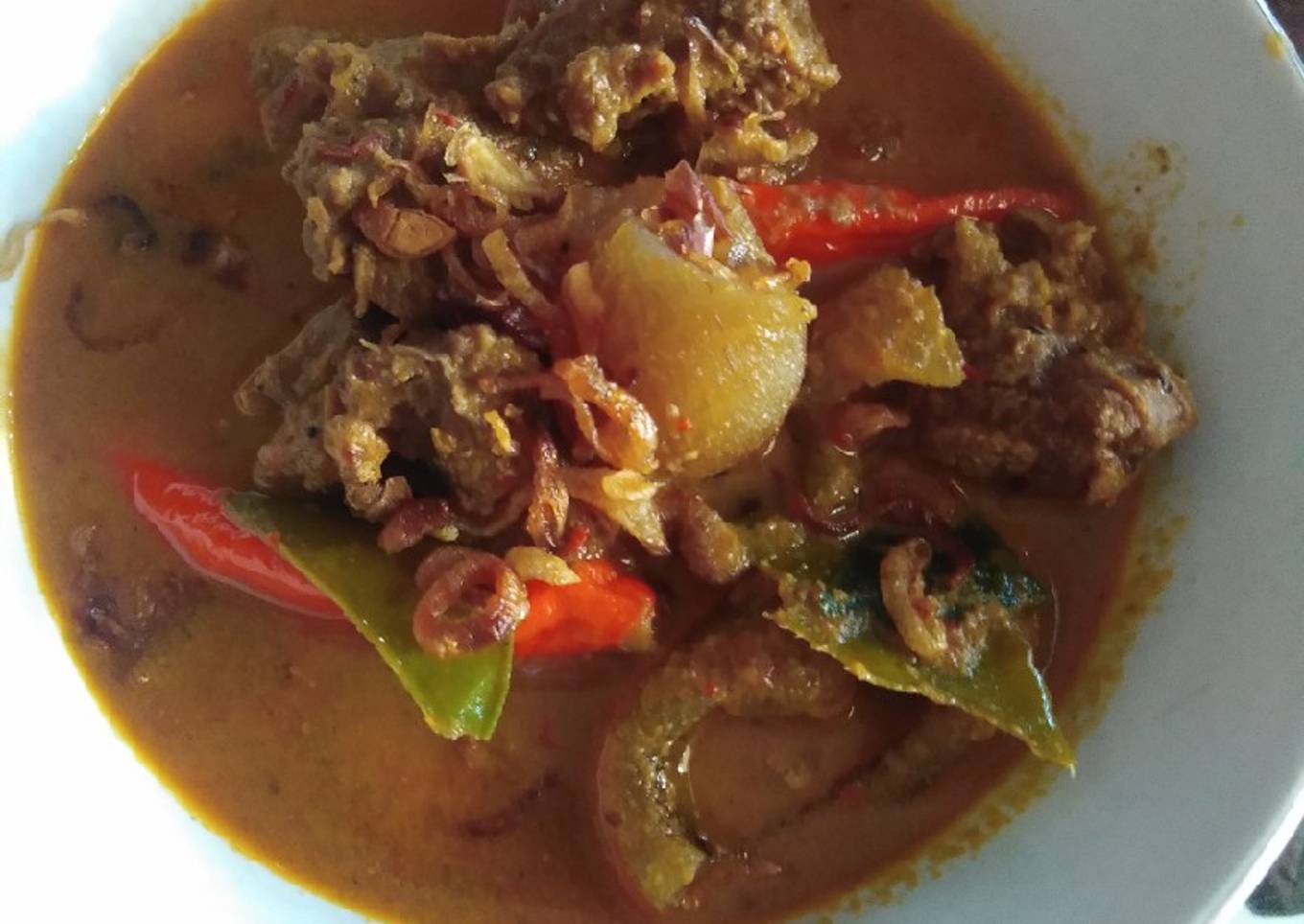 Gulai cincang kikil