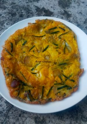 Foto resep Telur Dadar Daun Jeruk
