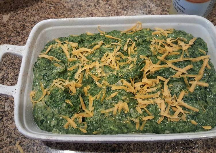 How to Prepare Quick MAKE AHEAD HOLIDAY side, *Spinach casserole *