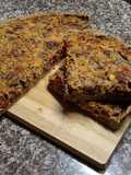 Tarta de choclo, tomates deshidratados y vegetales -vegana- :)