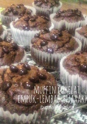 Foto resep Muffin Cokelat Empuk-Lembab-Enaaakkkk