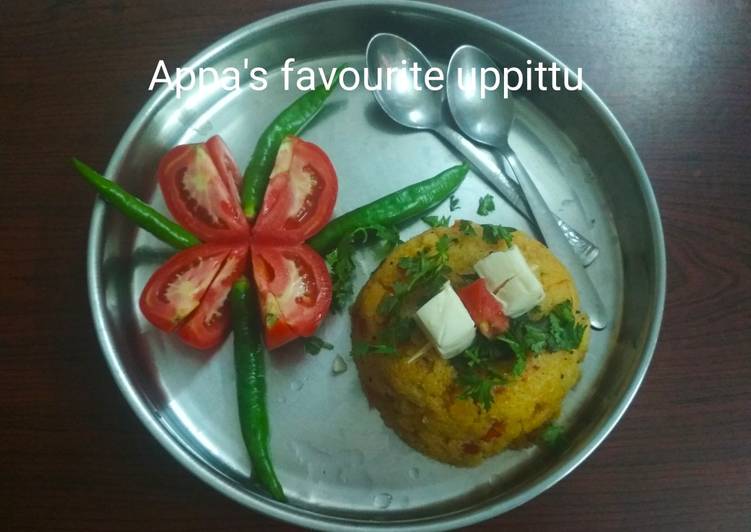 Recipe of Super Quick Homemade Tomato upma(Uppittu)