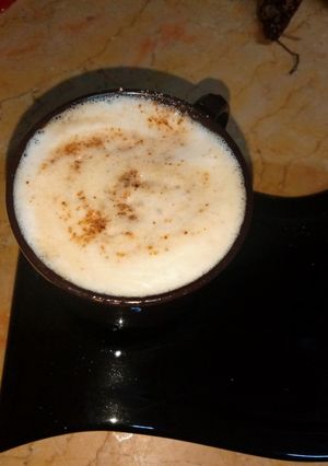 A picture of Frothy creamy coffee.