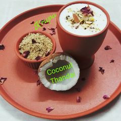 A picture of Coconut Thandai.