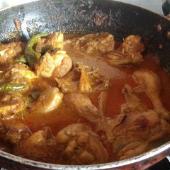 A picture of Mirch murgh / jalapeno chicken.