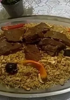 صورة لوصفة كبسه اللحمة في حله واحد ولا أروع