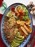 Pescado en crema de coco