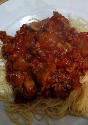 A picture of Spaghetti Sauce.