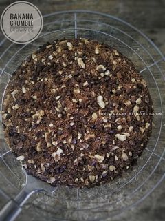 Foto resep Banana Crumble Brownies